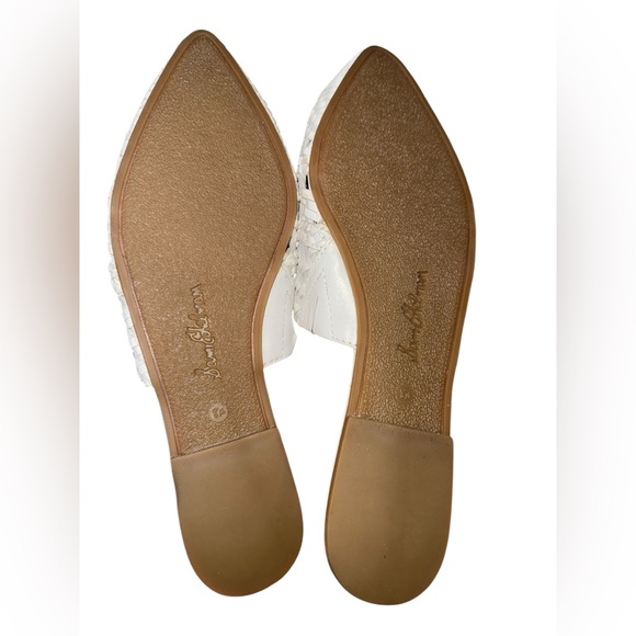 Sam Edelman Natalya White Woven Mules - Picture 6 of 7